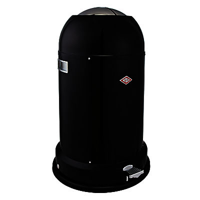 Wesco Kickmaster Classic Line Bin, 33L Black